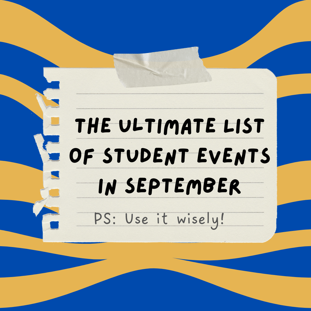 The Ultimate List of Student Events in September